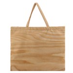 Light Wooden Texture, Wooden Light Brown Background Zipper Large Tote Bag