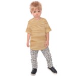 Light Wooden Texture, Wooden Light Brown Background Kids  Raglan T-Shirt