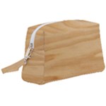 Light Wooden Texture, Wooden Light Brown Background Wristlet Pouch Bag (Large)