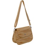 Light Wooden Texture, Wooden Light Brown Background Saddle Handbag
