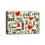 Love Abstract Background Love Textures Mini Canvas 6  x 4  (Stretched)