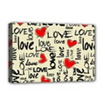 Love Abstract Background Love Textures Deluxe Canvas 18  x 12  (Stretched)