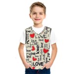 Love Abstract Background Love Textures Kids  Basketball Tank Top