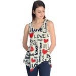 Love Abstract Background Love Textures Sleeveless Tunic