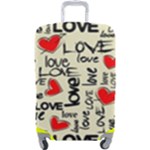 Love Abstract Background Love Textures Luggage Cover (Large)