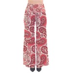 Paisley Red Ornament Texture So Vintage Palazzo Pants