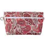 Paisley Red Ornament Texture Handbag Organizer