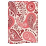 Paisley Red Ornament Texture Playing Cards Single Design (Rectangle) with Custom Box