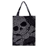 Paisley Skull, Abstract Art Classic Tote Bag
