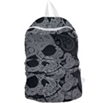 Paisley Skull, Abstract Art Foldable Lightweight Backpack