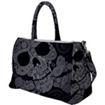 Paisley Skull, Abstract Art Duffel Travel Bag