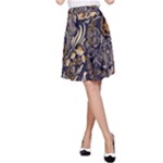 Paisley Texture, Floral Ornament Texture A-Line Skirt
