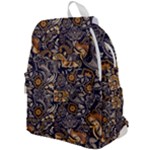 Paisley Texture, Floral Ornament Texture Top Flap Backpack