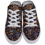 Paisley Texture, Floral Ornament Texture Half Slippers