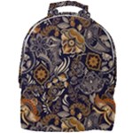 Paisley Texture, Floral Ornament Texture Mini Full Print Backpack