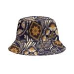 Paisley Texture, Floral Ornament Texture Bucket Hat