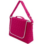 Pink Pattern, Abstract, Background, Bright Box Up Messenger Bag