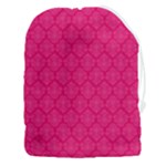 Pink Pattern, Abstract, Background, Bright Drawstring Pouch (3XL)