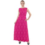 Pink Pattern, Abstract, Background, Bright Chiffon Mesh Boho Maxi Dress