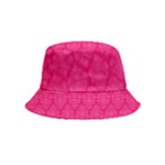 Pink Pattern, Abstract, Background, Bright Bucket Hat (Kids)