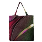 Circle Colorful Shine Line Pattern Geometric Grocery Tote Bag