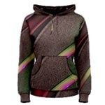 Circle Colorful Shine Line Pattern Geometric Women s Pullover Hoodie