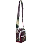 Circle Colorful Shine Line Pattern Geometric Shoulder Strap Belt Bag