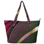Circle Colorful Shine Line Pattern Geometric Full Print Shoulder Bag