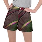 Pattern Texture Leaves Women s Ripstop Shorts