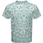 Round Ornament Texture Men s Cotton T-Shirt