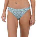 Round Ornament Texture Band Bikini Bottoms