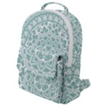 Round Ornament Texture Flap Pocket Backpack (Small)