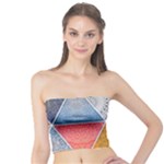Texture With Triangles Tube Top