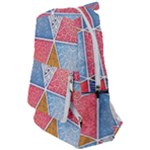 Texture With Triangles Travelers  Backpack