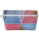 Texture With Triangles Handbag Organizer