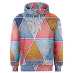 Texture With Triangles Men s Overhead Hoodie