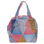 Texture With Triangles Boxy Hand Bag