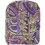 Violet Paisley Background, Paisley Patterns, Floral Patterns Full Print Backpack