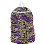 Violet Paisley Background, Paisley Patterns, Floral Patterns Foldable Lightweight Backpack