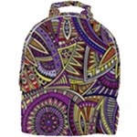Violet Paisley Background, Paisley Patterns, Floral Patterns Mini Full Print Backpack
