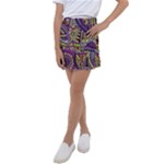 Violet Paisley Background, Paisley Patterns, Floral Patterns Kids  Tennis Skirt