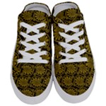 Yellow Floral Pattern Floral Greek Ornaments Half Slippers