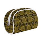 Yellow Floral Pattern Floral Greek Ornaments Make Up Case (Small)