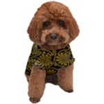 Yellow Floral Pattern Floral Greek Ornaments Dog T-Shirt