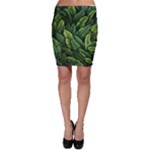 Green leaves Bodycon Skirt