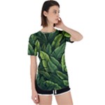 Green leaves Perpetual Short Sleeve T-Shirt
