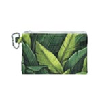 Banana leaves pattern Canvas Cosmetic Bag (Small)