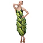 Banana leaves pattern Layered Bottom Dress