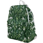 Tropical leaves Top Flap Backpack