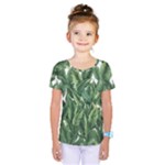 Tropical leaves Kids  One Piece T-Shirt